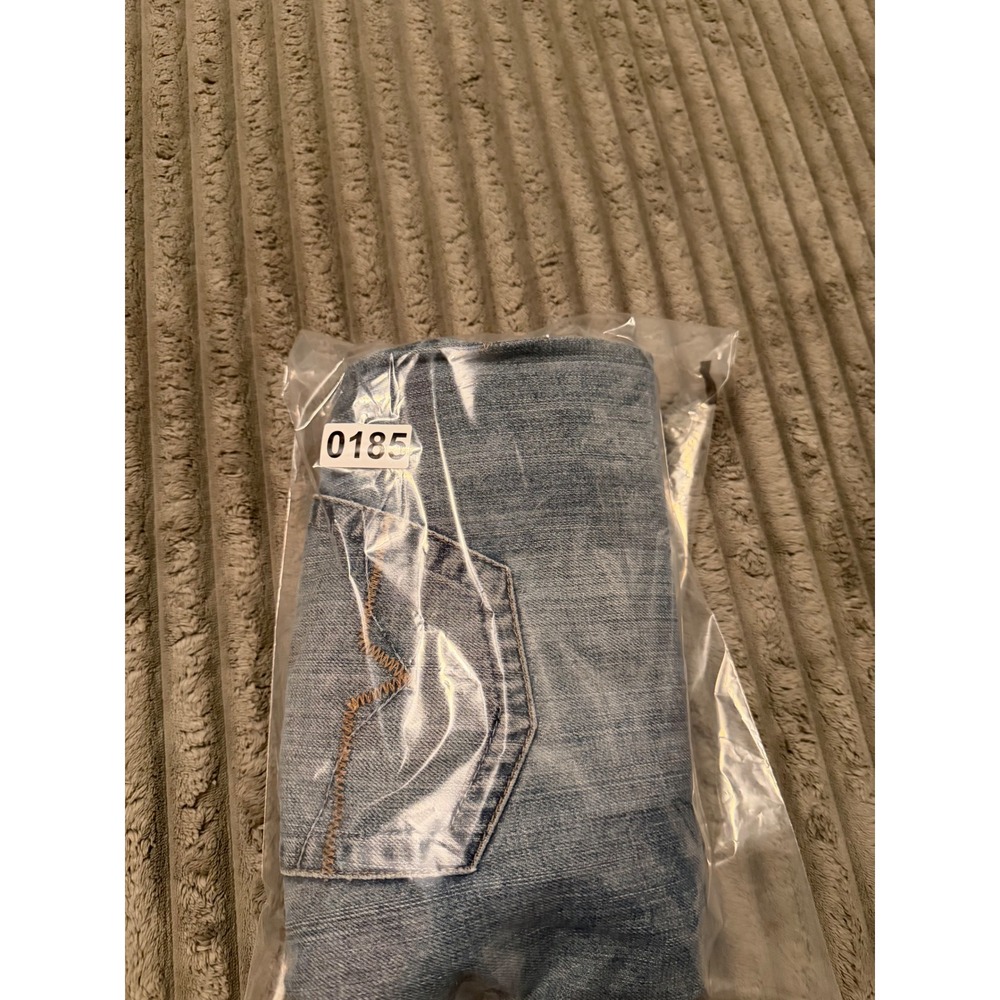 Guess Jeans Rebel Straight Leg Mens 30 Medium Wash Blue Denim Cotton JA5118 - Picture 12 of 12
